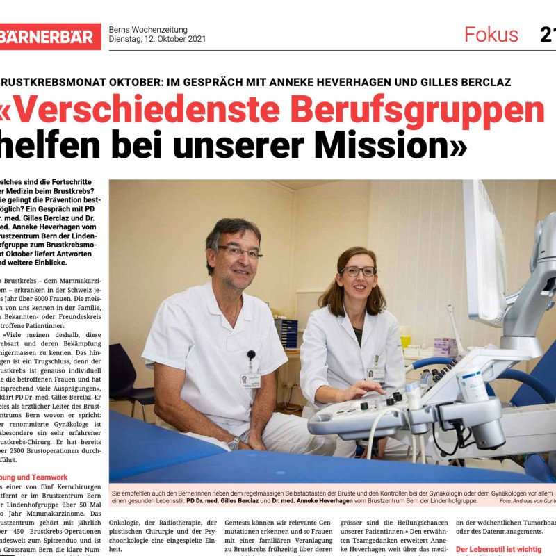 "Verschidenste Berufsgruppen helfen bei unserer Mission"